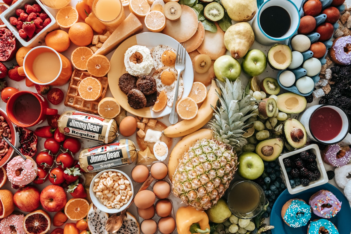 Tuoreet vihannekset ja hedelmät vitamiineista